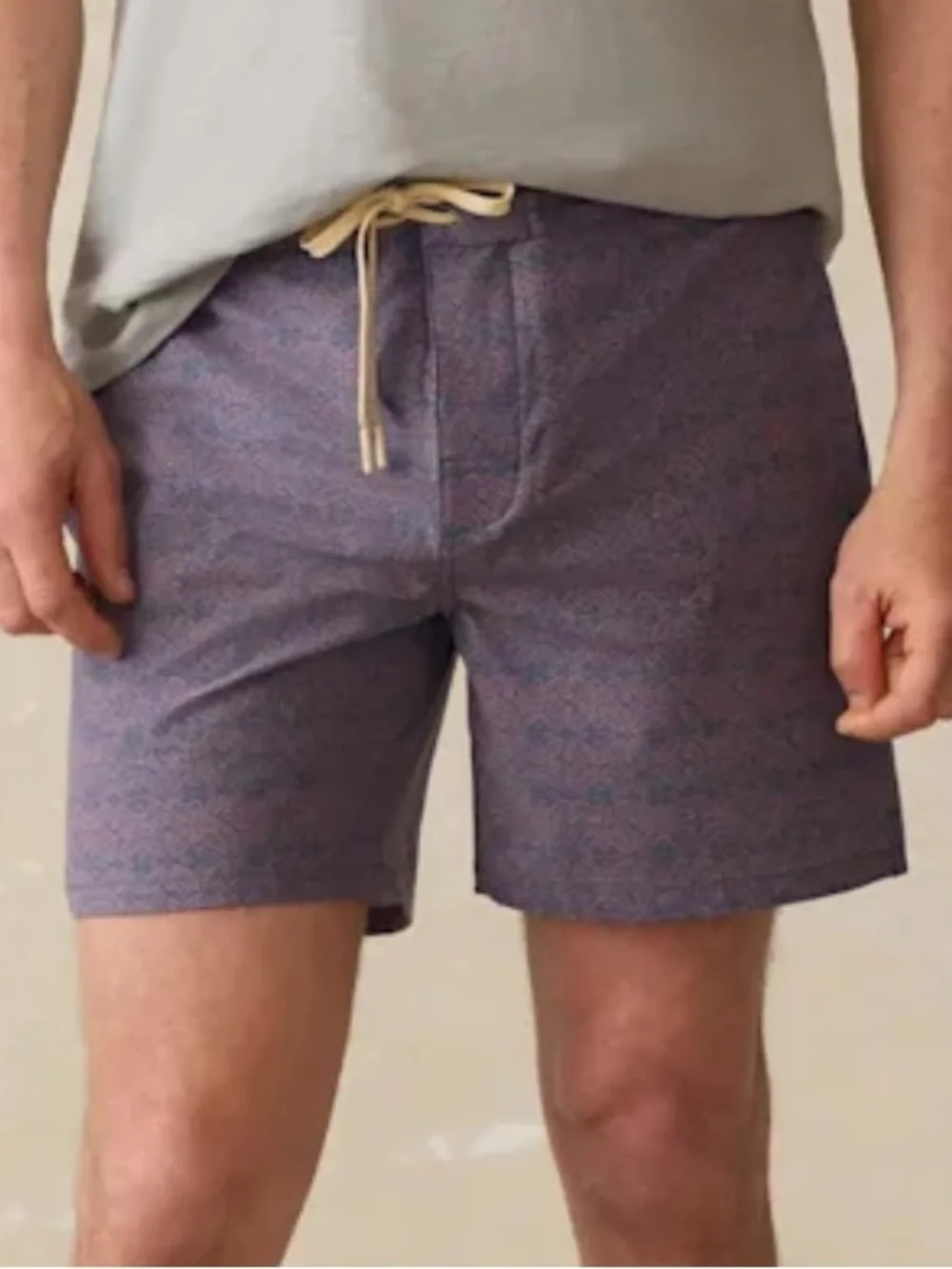 NWT Faherty Biarritz Boardshorts 38 in Dusk Rose Medallion